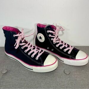 Converse All Star Velour Hi Sneakers- woman’s 8.5  Men’s 6.5